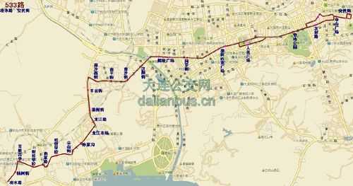 大连533路公交路线（大连533路公交路线）-图2