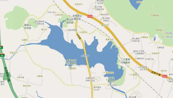 泰安天平湖公园公交路线（泰安天平湖路地图）-图3