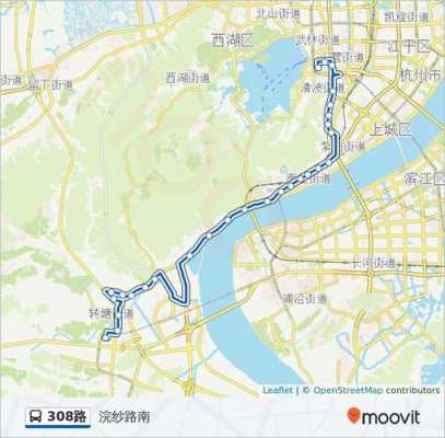 杭州308路线公交路线（杭州308路车公交路线）-图1