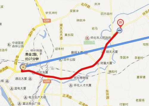 怀化2支公交路线（怀化公交2路线路查询）-图1