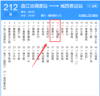 西安市212公交路线（西安212公交车路线）-图2