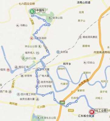 自贡203路线公交路线（自贡203路车公交路线）-图2