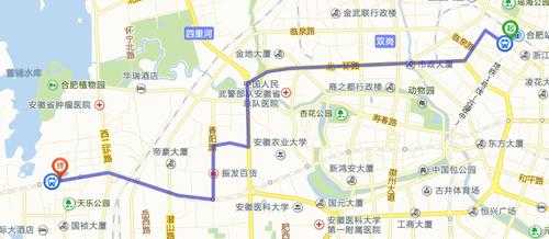 合肥二中公交路线（合肥二中到合肥南站）-图1