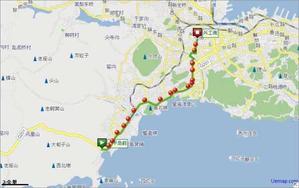 大连9路公交路线查询（大连9路车路线图）-图1