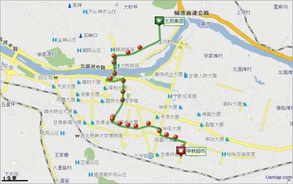 兰州市112路公交路线（兰州121路车的路线）-图3