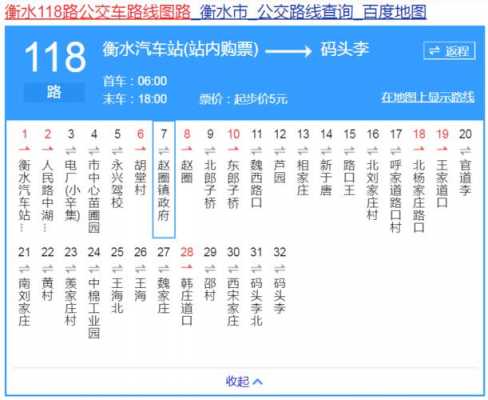 衡水市最新公交路线（衡水市最新公交路线查询）-图1