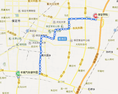 保定六路车公交路线（保定6路车的公交路线）-图1