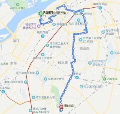 哈尔滨6号公交路线图（哈尔滨6号公交路线图高清）-图2