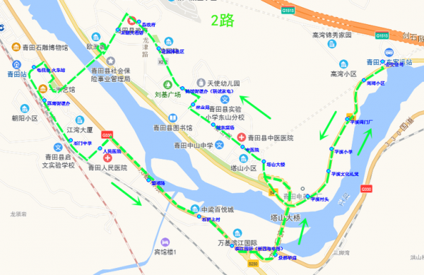 青田公交路线（青田公交路线查询）-图1