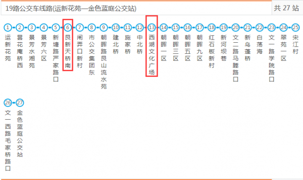 杭州19公交路线（杭州19路公交车多久一班）-图3