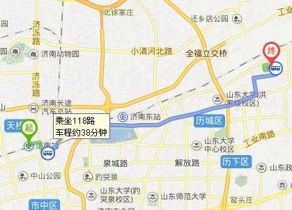 济南118公交路线查询（济南118公交车路线查询）-图1