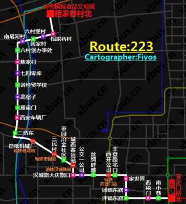 西安223公交路线查询（西安223路公交路线）-图1