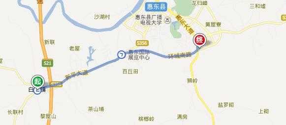 惠东公交路线（惠东公交车路线图）-图1