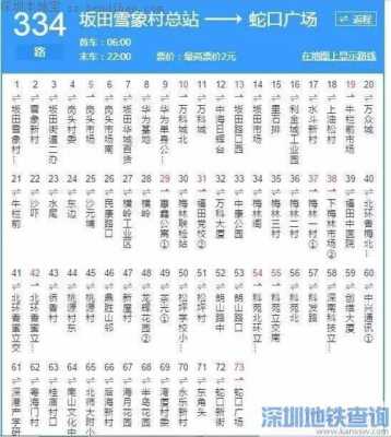 334公交路线（334路公交车站查询）-图3