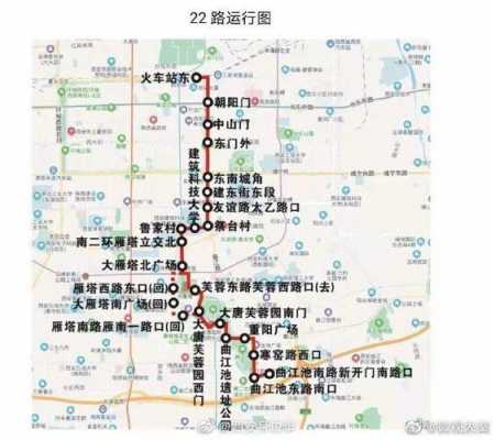 西安22公交路线（西安22路公交车线路）-图2