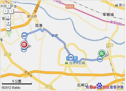 津南双港公交路线（天津双港公交站）-图1