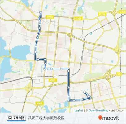 武汉759公交路线查询（武汉759公交车多少分钟一趟）-图2