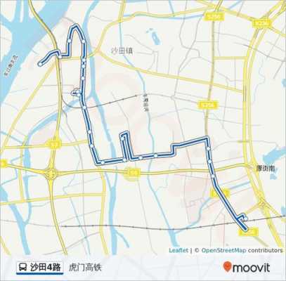 沙田一路公交路线（沙田4路最新路线）-图1