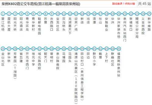 晋江602公交路线（晋江k605公交路线）-图1