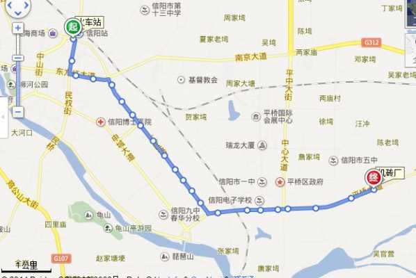 信阳八高公交路线（信阳市八高地址位置）-图3