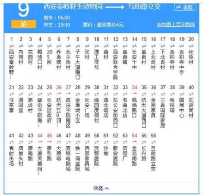 西安市游9路公交路线（西安游9路公交路线查询）-图2