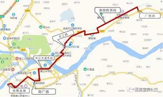 宜宾七路公交路线（宜宾七路公交路线图）-图1