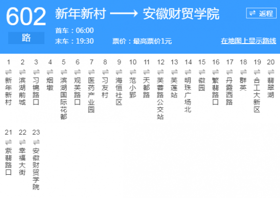 合肥602公交路线图（合肥602路线路图）-图2