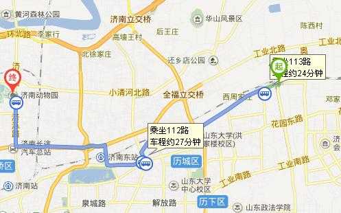 济南84路公交路线图（济南84路公交车线路图）-图3