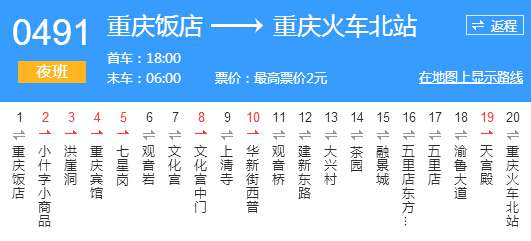 重庆通宵公交路线（重庆主城通宵公交车路线）-图2