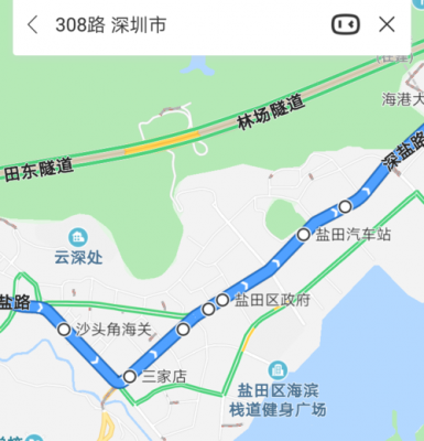 盐田公交路线图（深圳盐田公交车电话）-图1