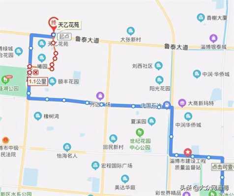 淄博139路公交路线（淄博139路线路图）-图1