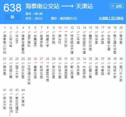 天津800路公交路线（天津800公交车路线查询）-图1