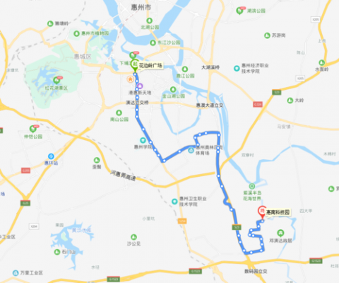 huizhou52路公交路线（惠州52路公交路线）-图1