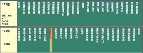 113公交路线查询（113公交车站点查询查）-图1