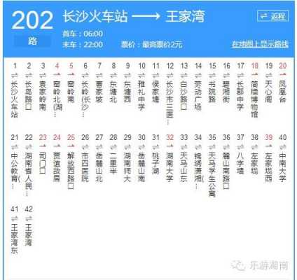长沙公交路线调整（长沙公交线路查询202）-图1