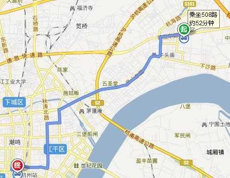 杭州九堡南公交路线（杭州九堡公交车查询）-图1