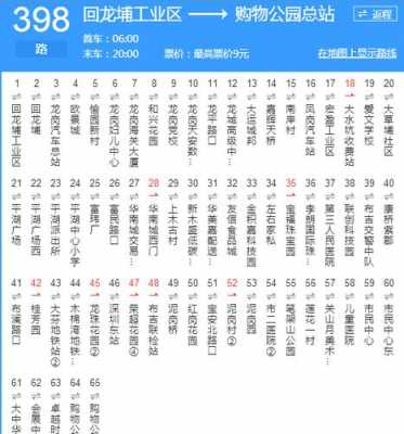 398的公交路线（398公交线路站）-图2