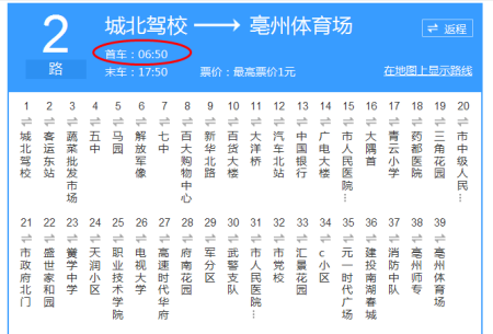 亳州二路公交路线（亳州2路公交车多长时间一班）-图1