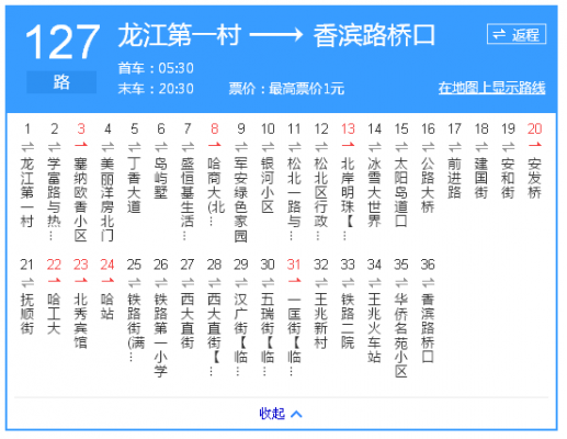 哈尔滨八路公交路线（哈尔滨八路车时间表）-图3