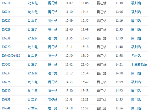 晋江火车站公交路线（晋江火车站列车时刻表）-图1