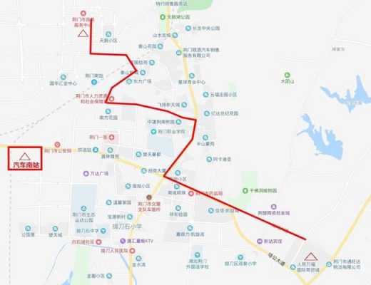 荆门8路公交路线（荆门8路车路线图）-图1