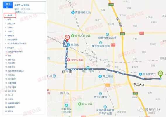 商丘6号公交路线（商丘61路公交车实时查询）-图1