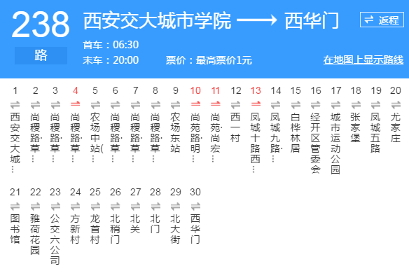 西安市328路公交路线（西安328公交线路查询）-图2