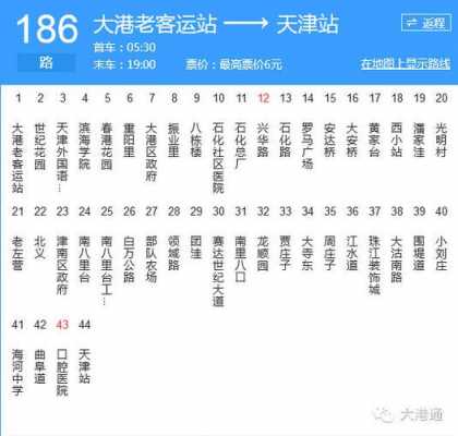 天津到大港的公交路线（天津到大港的公交车）-图1