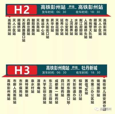 彭州h3公交路线（彭州303路公交车）-图2