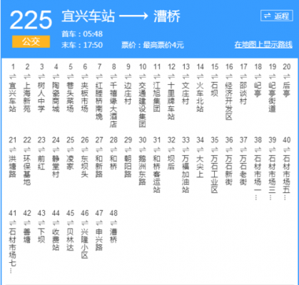 宜兴225路车公交路线（宜兴225路终点站在哪里）-图1