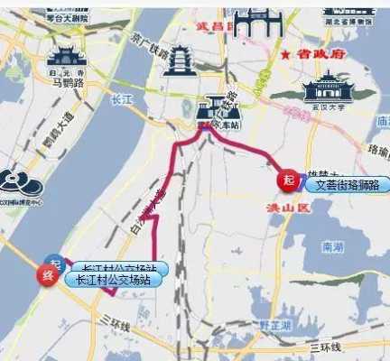 武汉白沙四路公交路线（武昌白沙四路地图）-图1