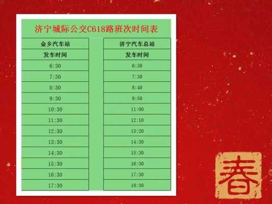 金乡汽车站公交路线（金乡汽车站时刻表最新105）-图2