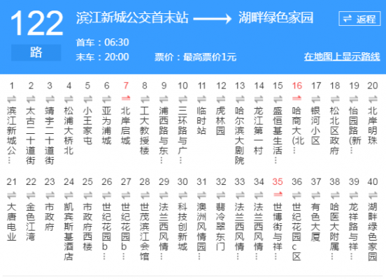 张店122路公交路线（张店122路公交车路线）-图3