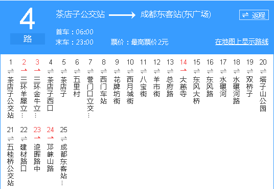 东站到茶店子公交路线（东站到茶店子多少公里）-图2